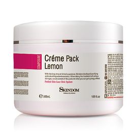 [Skindom] Cream Pack Lemon (500ml) - Whitening, Massage Cream, Skin Shop Only